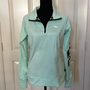Pink Victoria’s Secret half zip pullover